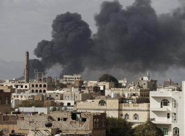 A Saudi airstrike in Yemen's capital